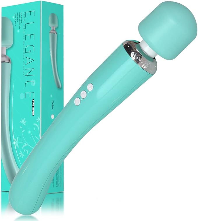 Therapeutic Cordless Massager - Powerful Massage Tool Handheld 8 Speeds 20 Patterns - Rechargeable Hand Massagers for Sore Muscles - Hand Held Massage Tool for Neck &amp Back