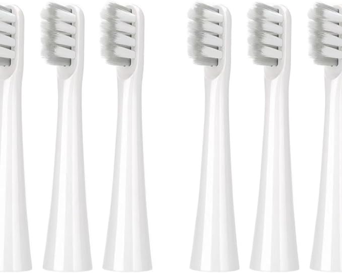 8PCS Replacement Electric Toothbrush Heads Compatible for EX3(White 8)