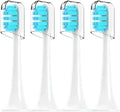 Compatibility for Mijia T300/T500/T700 Sonic Electric Toothbrush Heads Replaceable Refill Nozzles 4 Colors with Anti-Dust Caps 4/20Pcs(4Blue)