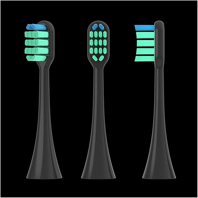 Replacement Toothbrush HeadsCompatible for Panasonic Doltz EW-DC01/DC12/PDL54/PDP51/EW1031/DE92/WEW0980/DL40/DL75/DL82(8pcs Black)