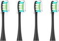 12Pcs Electric Toothbrush Rreplacement Heads Compatible for x pro Elite X ProFlowF1Air 2.with Hygienic Caps(Black)