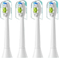 4/8pcs Replacement Toothbrush Heads Compatible for Philips Sonicare Soft Electric Brush Head 4100 6500 6100 7500 5(4pcs White)