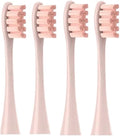 Replaceable Brush HeadsCompatible for X/X PRO/ Z1/ F1/ One/Air 2 /SE Electric Toothbrush Nozzles Vacuum Package(4pink)
