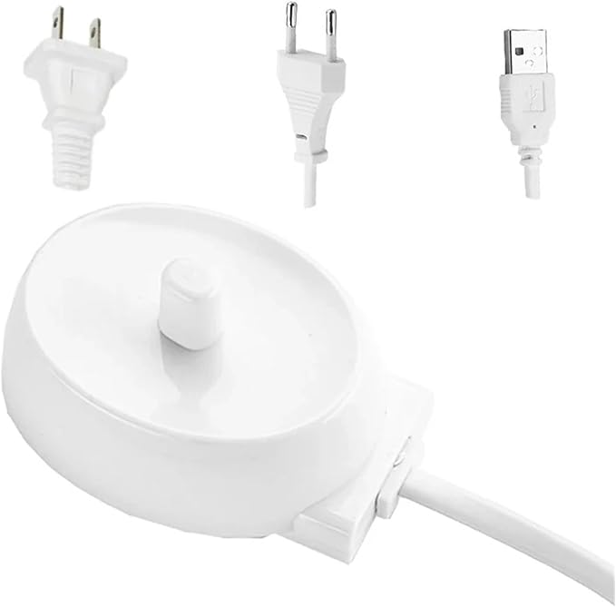Compatible For Oral B3757 Series D12 D20 Electric Toothbrush Charger Inductive Charging Base Adapter(C)