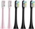 ForCompatible for Xiaomi SOOCAS X3 X5 X3U X1 V1 V2 Clean Brush Heads Replacement Head Bristle Sonic Electric Nozzles with Anti-dust Cap(2 Pink 3 Black)