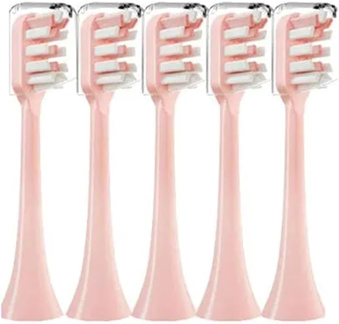 Replacement Brush Heads ForCompatible for Xiaomi SOOCAS X3 X5 V1 X3U 5-10pcs Bristle Electric Toothbrush Sealed Packed(5pink)