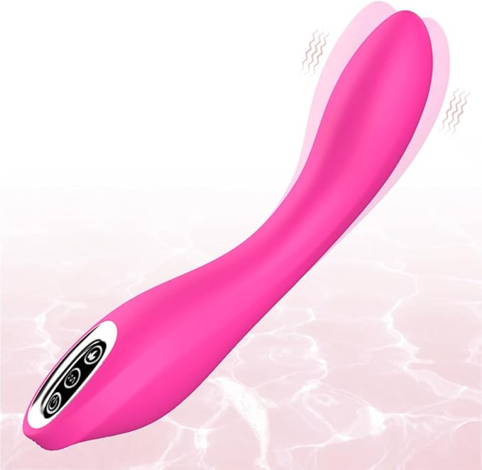Adult Tool for Women 8 inch Electric Silicone Toy Soft Waterproof Classic Wand for Women Thrusting Stimulation and 7 Powerful Modes AN1802
