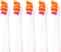 5Pcs Replaceable Brush Heads with Travel Storage Case Fit SG-507B 908 909 917 610 659 719 910 Daily Deep Cleaning(5 pcs Pink Heads)