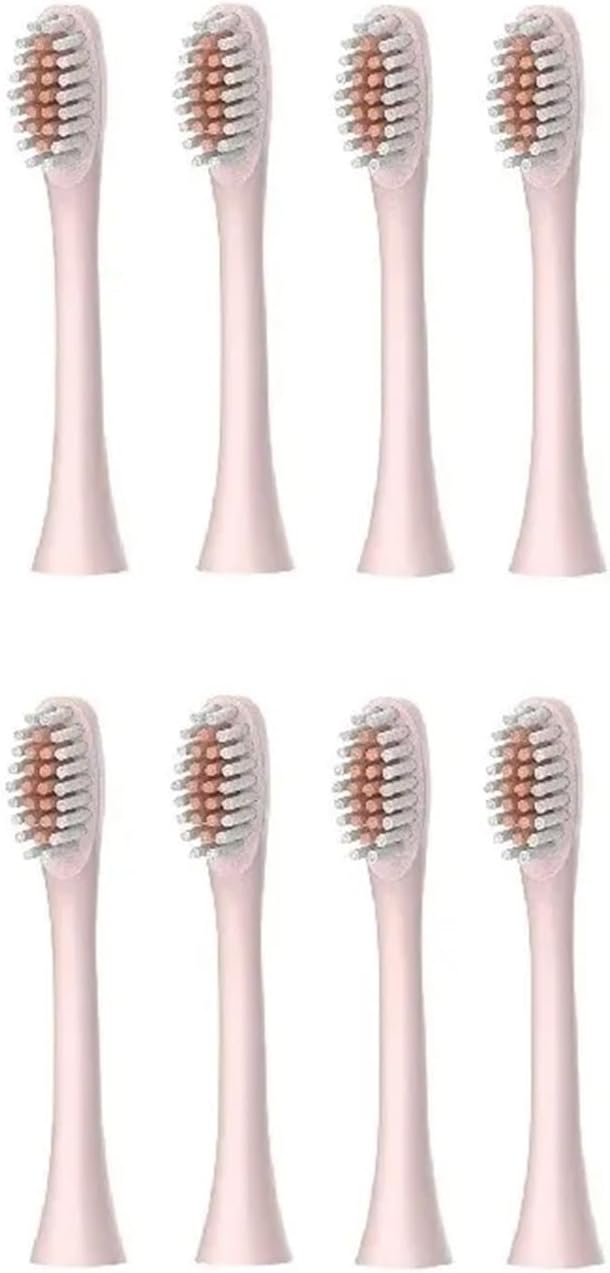 Replacement Toothbrush Heads ForCompatible for N101 N100 N105 Sonic Electric Soft Bristles Nozzles4/8/16Pcs(8pcs Pink)