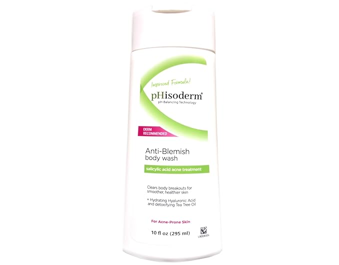 pHisoderm Anti-Blemish Body Wash 10 oz (Pack of 9)