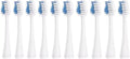 Replacement Toothbrush Heads Gentle&ampEffects 10 Pcs Brush RefillsCompatible for WaterpikComplete Care 5.0/9.0 (WP-861/CC-01)(10 White)