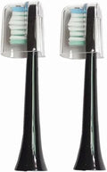 Compatible for M200 Toothbrushes Head Sonic Electric Toothbrush Replacement Heads(2 Black)