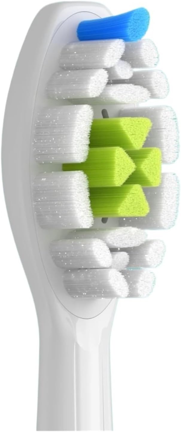 4/8/12/16pcs Replacement Toothbrush Heads Compatible for Philips Sonicare Soft Electric Brush Head 4100 6500 6100 7500 5(16pcs White)