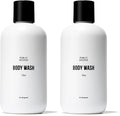 Public Goods Body Wash for Men and Women | Natural Soap for Bath &amp Shower | Body Scrub Made with Organic Essential Oils | Sulfate &amp Paraben Free | Vegan Friendly | 12 Fl Oz Bottle (Pack of 2)