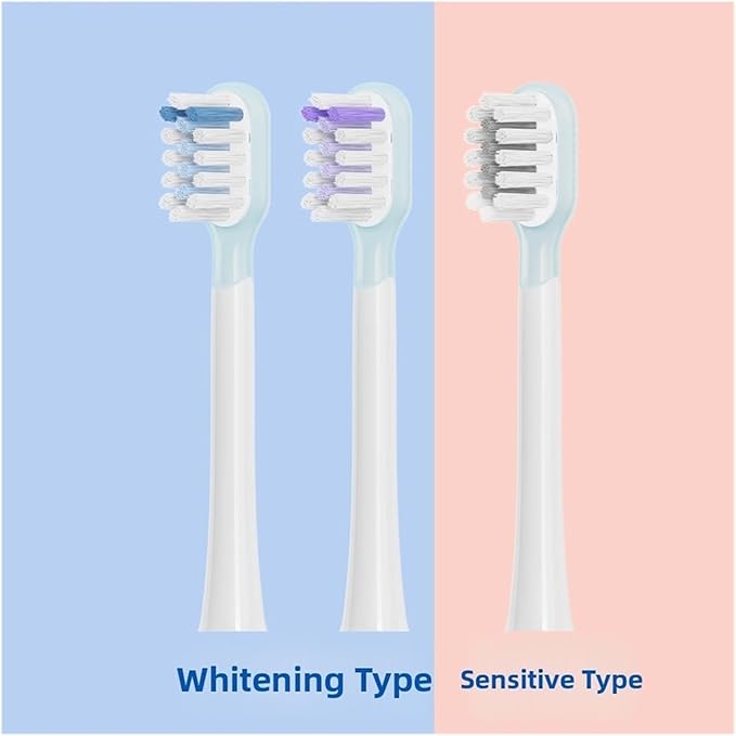 12 Pcs/Pack Electric Toothbrush Head Compatible with Adult Replacement Brush Heads(Sensitive)
