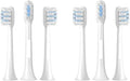 T301/T302 Sonic Electric Toothbrush Head 3/6pcs Soft Compatible for T301 Brush Teeth Nozzles(6PCS White)
