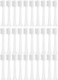 Compatible for T200/T200C Replacement Toothbrush Heads Electric Vacuum Soft Bristle Brush(White-30pcs)