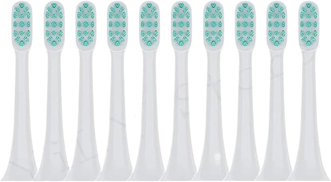 Replacement Brush Head Compatible for T500/T300 Toothbrush Nozzles Vacuum Heads(10Pcs)