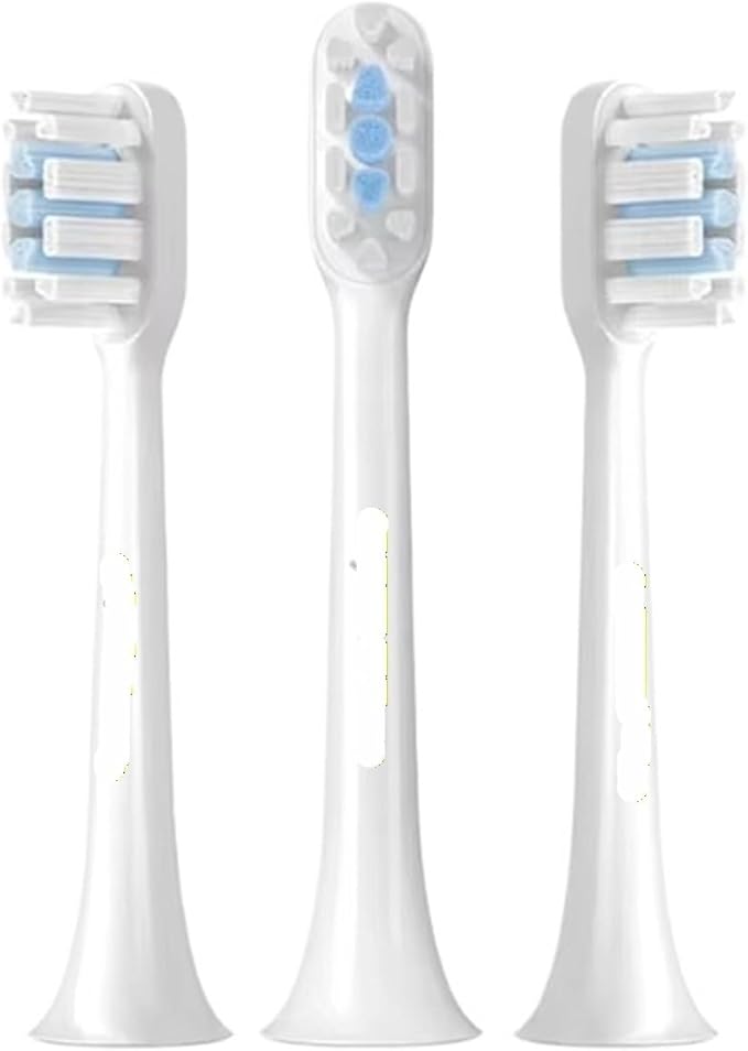Compatible for Sonic Electric Toothbrush Head T100 T200 T300 T301 T302 T700 Replacement Heads Soft Bristle Brush(T302 Head White)