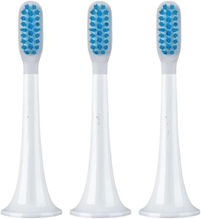 Compatible for 3pcs Original Xiaomi Mijia T300 T500 Sonic Toothbrush Heads Teethbrush Replacement Oral Hygiene Mi Brush Head(Blue 3PCS)