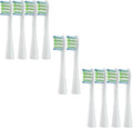 10/20X Replacement Brush Heads Compatible for X/X PRO/ Z1/ F1/ One/Air 2 /SE Sonic(10pcs White)