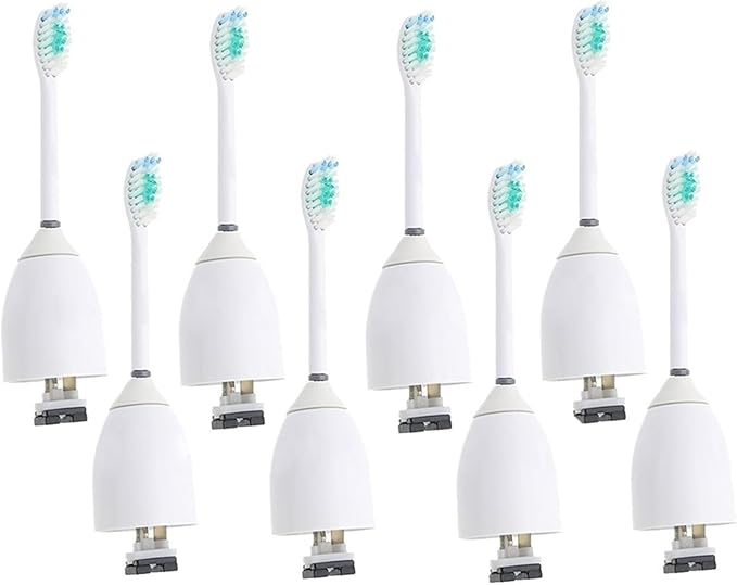 Replacement Electric Toothbrush HeadsCompatible for Philips Sonicare E-Series HX7001 HX7022 HX9500(8 PCS)