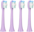 Electric Tooth Brush Head ReplacementCompatible for S100 Ultrasonic Sonic Toothbrush Toothbrushes(Purple-4)