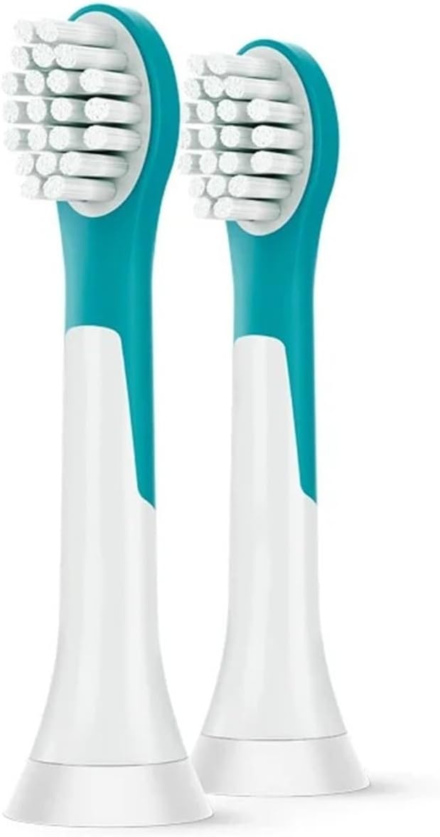 AccessoriesCompatible for PhilipsSonicare Electric Toothbrush Head Mini Tooth Brush Replacement Brush Head 2 Pcs Compatible with HX63X2 Model(HX6032 for 4yr Kids)