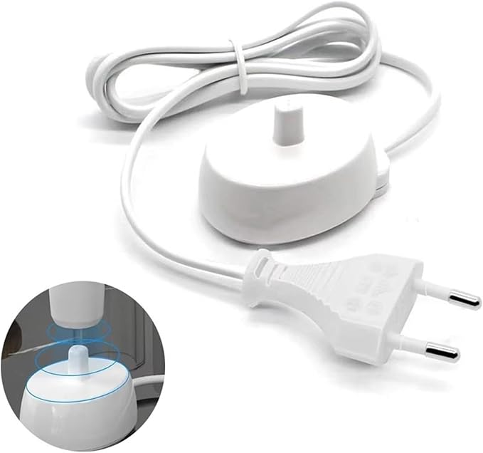 Charger Base Fit Compatible for Oral B Electric Toothbrush IO Series 3 4 5 6 1000/3000/5000/7000 Waterproof Inductive Charging Base