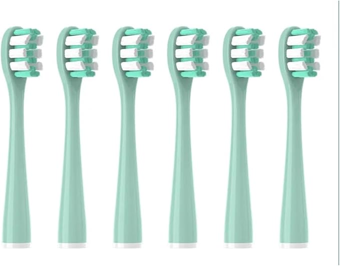 Toothbrushes Head SuitableCompatible for All Models of Usmile Brand Electric Independent(6pcs MintGreen)