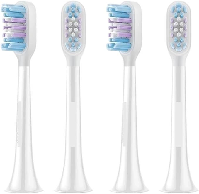 2/4 PCS Compatible for T501/T501C Electric Toothbrush Head(4pcs White)