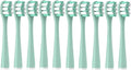 10PCS Vacuum Replacement Brush Heads PureCompatible for Y1S/Y4/U1/U2/U3/P1/P4 Toothbrush Clean Nozzles(10PureMintGreen)
