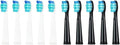 5-10Pcs Replacement Brush Heads Compatible for Seago Electric Toothbrush FW SG 507 508 515 Bristle(5 Black 5 White)