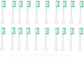 Replacement Brush Heads Compatible for Oclean X/X PRO/ Z1/ Sonic Electric Toothbrush Soft Bristle Nozzles(20PCS White)