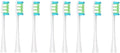 Soft Vacuum Bristle Electric Toothbrush Heads Compatible with X Pro Z1 F1 One Air 2 SE - 8 Pack 12(8pcs White)