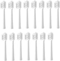 15pcs Brush Head Compatible with LaiFen LFTB01-P-A-S Sonic Electric Toothbrush Vacuum Packaging(Regular-Gray)