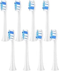 Compatible for P11 T9 P80 Electric Toothbrush Heads Compatible with Toothbrush4/8/16pcs(8WHITE)