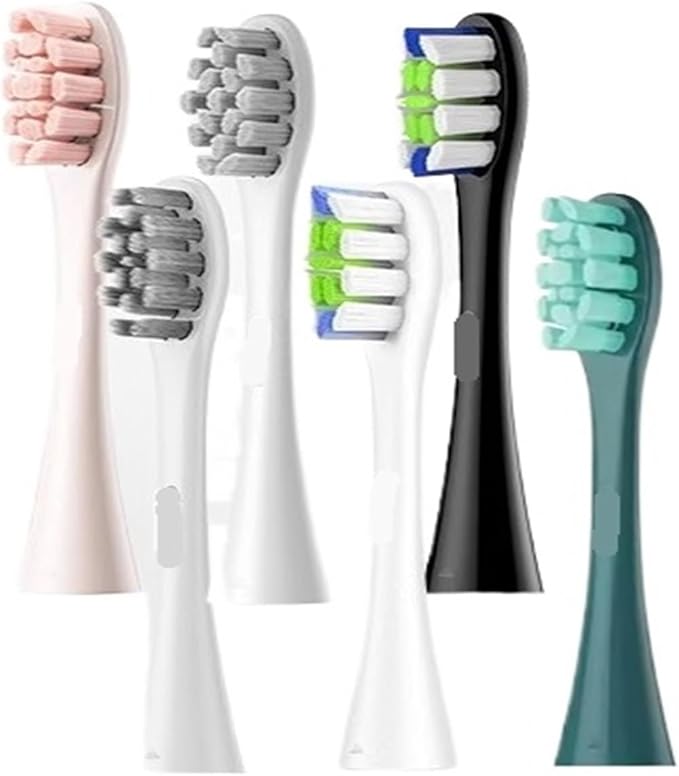 Replacement Brush Head Compatible for Oclean X/X PRO/ Z1/ F1/ One/Air 2 Toothbrush Heads with Bristle nozzles(Oclean P1C5 2PCS)