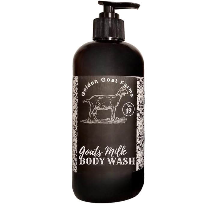 Golden Goat Farms Apple Cinnamon Iced Danish Scented Body Wash with Goat Milk 16 Oz