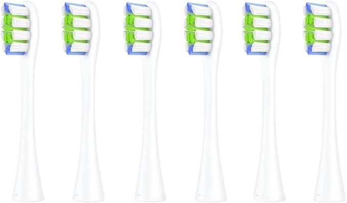 6 Pcs Replacement Brush HeadsCompatible for Oclean Flow/X PRO/X /F1/Z1/One/ Air2 Sonic Electric Toothbrush