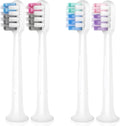 Toothbrush Head Compatible with Xiaomi Dr. Bei Electric C1 Cleaning Type Or Soft Bristle(2 Soft Hair 2Clean)