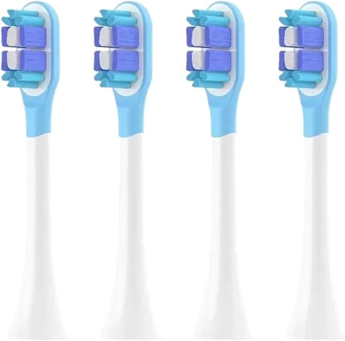 Replacement Toothbrush Heads Compatible for T301/T302/T501/MES605/MES607/MES6084/16pcs(4 White)
