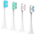 Compatible for Xiaomi Mijia T300/T500/T700 Electric Toothbrush Heads Replaceable Refill Nozzles 4Colors with Anti-Dust Caps(4 pcs)