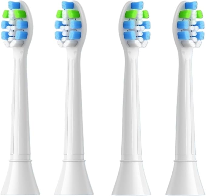 4-16Pack Replacement Toothbrush Heads Compatible For Philips Sonicare Electric Tooth Brush Electric Tooth Brush Refill(4pcs White)