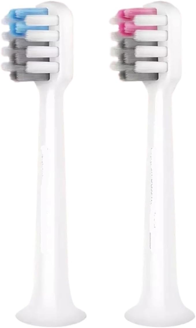 Toothbrush Head Compatible with Xiaomi Dr. Bei Electric C1 Cleaning Type Or Soft Bristle(Soft Hair Type)