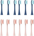 12PCS Replacement Tooth Brush Heads Compatible for X/X PRO/ Z1/ F1/ One/Air 2 /SE Sonic Soft Electric Toothbrush Cleaning(6 Dark Blue 6 Pink)