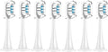 Compatible for T300/T500/T700 Replacement Brush Heads with Caps Sealed Package Soft(14pcs)(White)