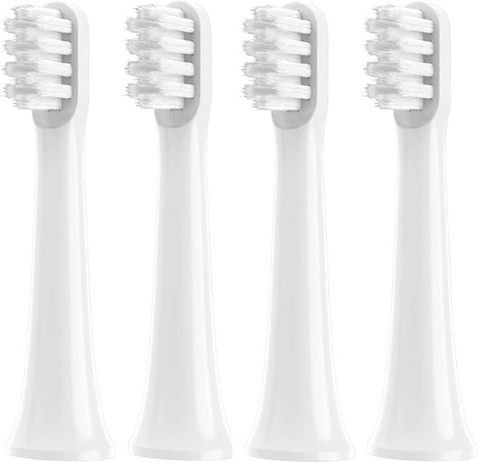 8 Pcs Replacement Brush Heads for T100 Sonic Electric Toothbrush Head Soft Bristle Nozzles Vacuum Packing