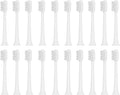 Compatible with Replacement Toothbrush HeadsCompatible for T200/T200C Vacuum Soft Bristle(White-20pcs)