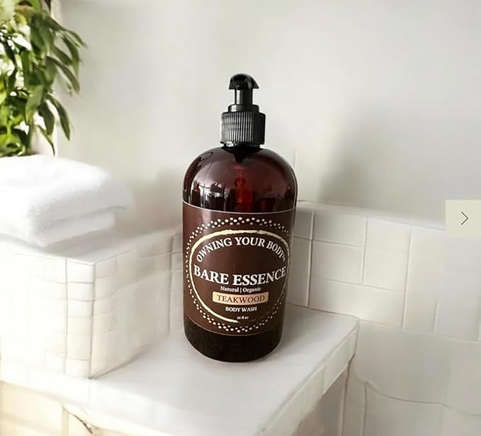 Bare Essence Natural Body Wash – Gentle Moisturizing Cleanser with Organic Ingredients – Nourishing Daily Shower Gel for Soft Healthy Skin (16 OZ Dreamy)